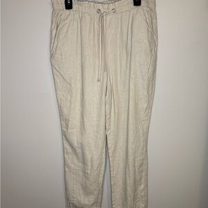Social Standard by Sanctuary Linen Jogger Pants Size L